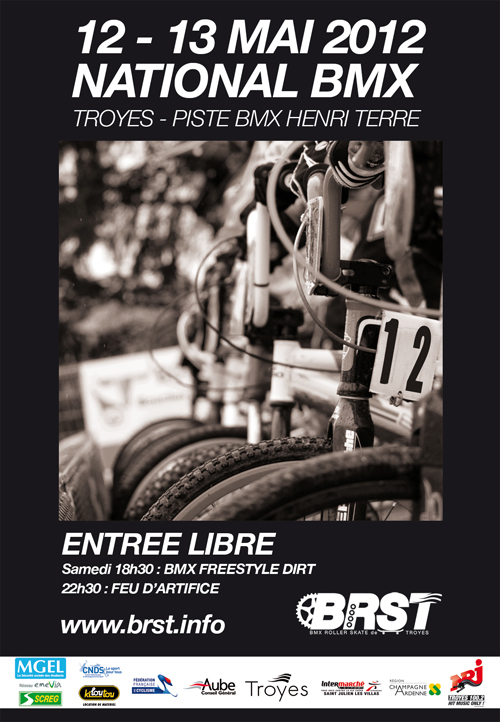 affiche national bmx