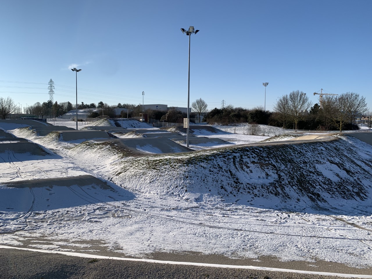 Piste Bmx neige